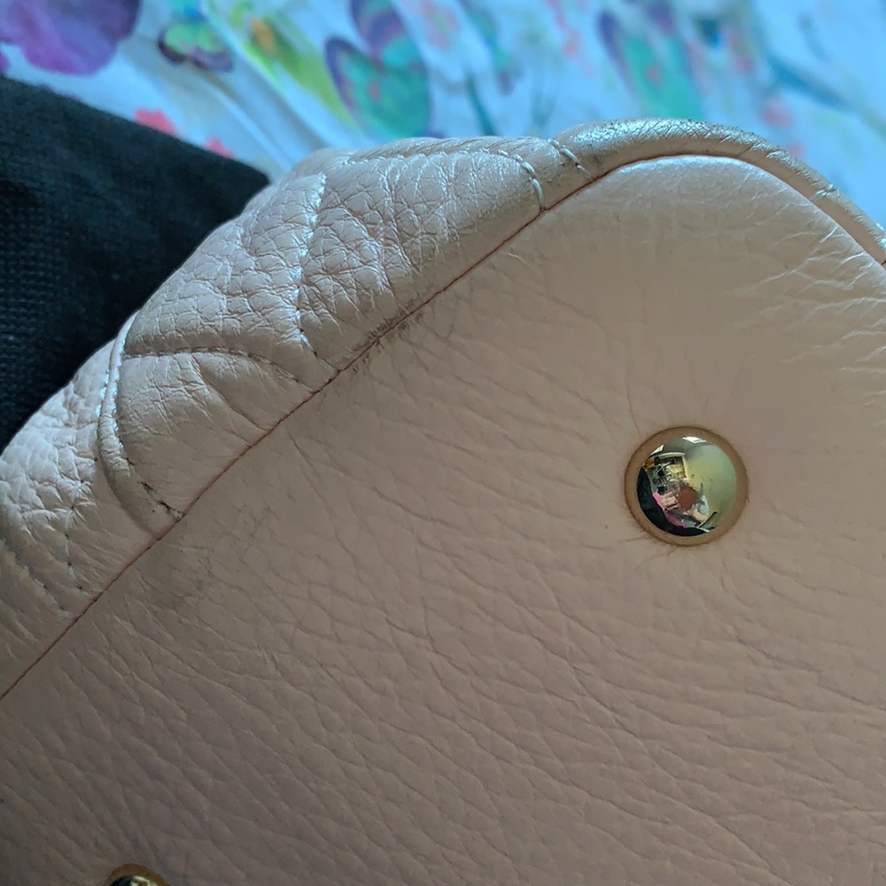 Vera Bradley Quilted Pink Purse with Laptop Sleeve - Picture 10 of 11